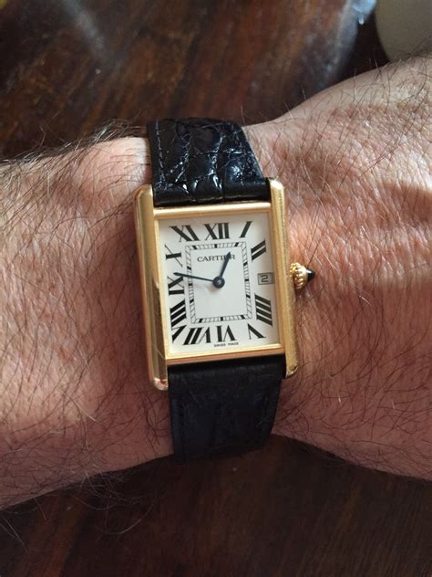 mens cartier watches|classic cartier watch men's.